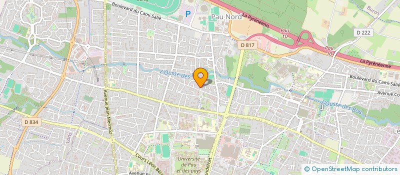localisation de l'entreprise AUX ROLISTES PERCHES à PAU