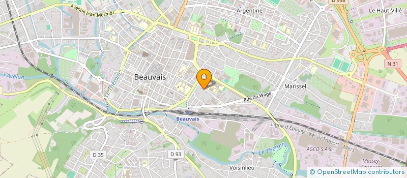 localisation de l'entreprise AUX SABOTS DE WONDER  BEAUVAIS