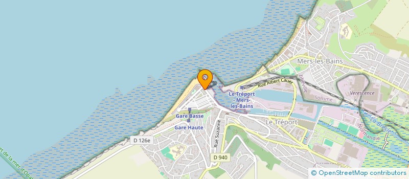 localisation de l'entreprise AUX SAINTS JACQUES à LE TREPORT