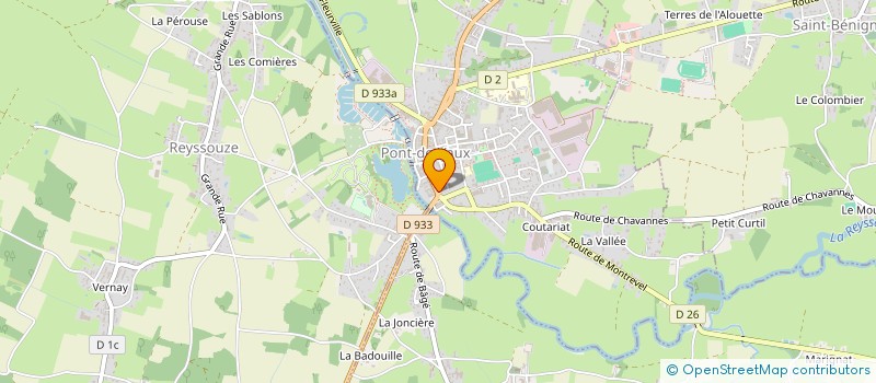 localisation de l'entreprise AUX SAVEURS D'AILLEURS à PONT-DE-VAUX