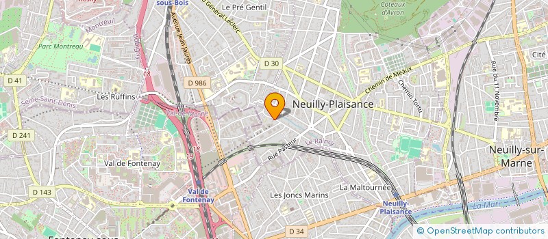 localisation de l'entreprise AUX SAVEURS D'ANTAN à NEUILLY-PLAISANCE