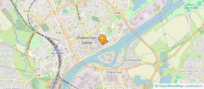 localisation de l'entreprise AUX SAVEURS D'ANTAN à CHALON-SUR-SAONE