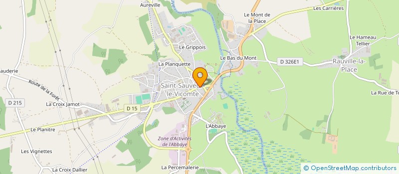 localisation de l'entreprise AUX SAVEURS D'ANTHO  SAINT-SAUVEUR-LE-VICOMTE