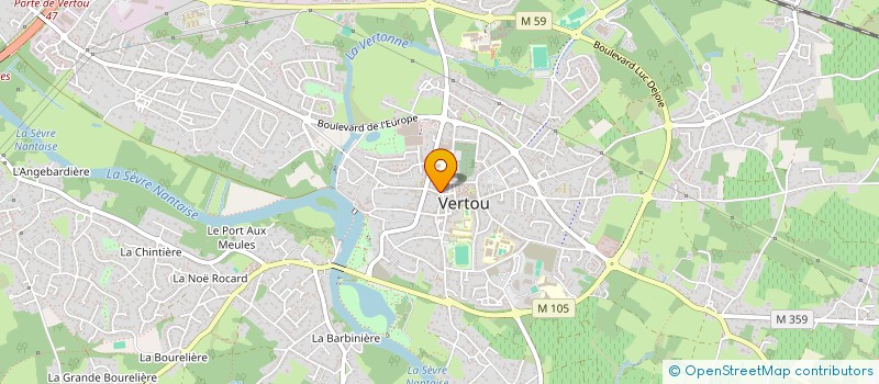 localisation de l'entreprise AUX SAVEURS D'ITALIE à VERTOU