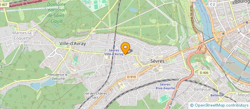 localisation de l'entreprise AUX SAVEURS D'ITALIE DE SEVRES à SEVRES