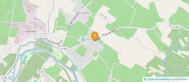localisation de l'entreprise AUX SAVEURS DE BOUTIERS à BOUTIERS-SAINT-TROJAN