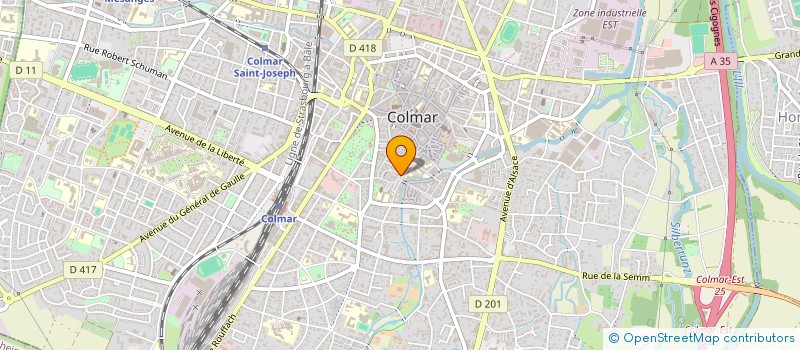 localisation de l'entreprise AUX SAVEURS DE COLMAR  COLMAR