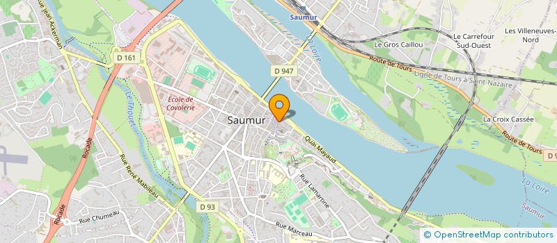localisation de l'entreprise AUX SAVEURS DE DAME NATURE à SAUMUR
