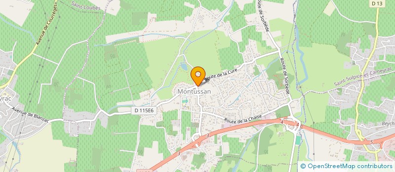 localisation de l'entreprise AUX SAVEURS DE L ARTISAN  MONTUSSAN