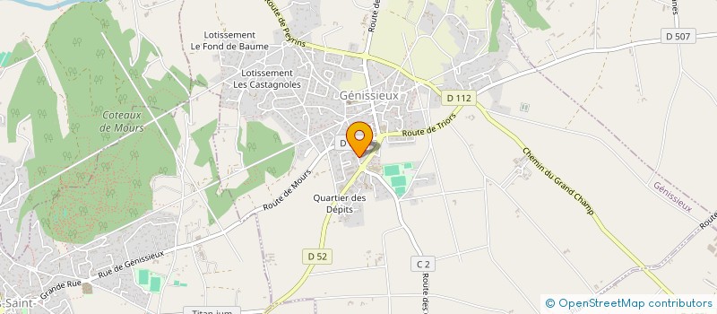 localisation de l'entreprise AUX SAVEURS DE L'EAU à GENISSIEUX