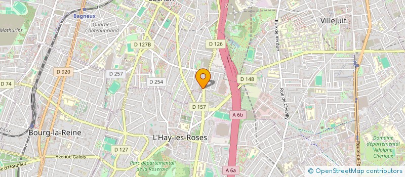 localisation de l'entreprise AUX SAVEURS DE L'ITALIE  CACHAN