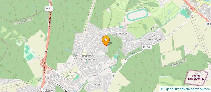 localisation de l'entreprise AUX SAVEURS DE LESIGNY  LESIGNY