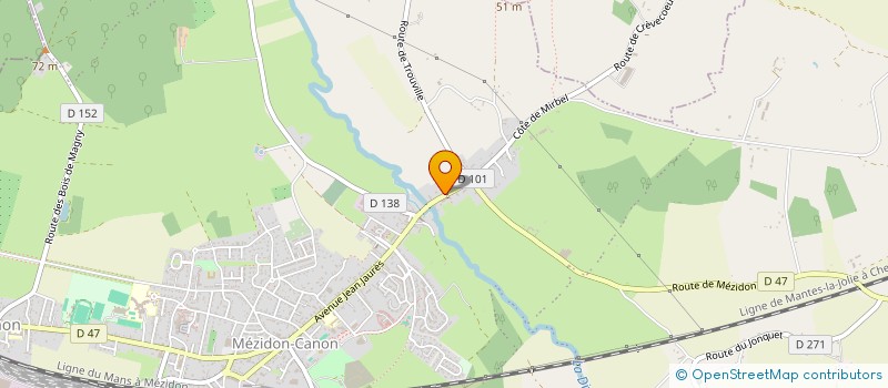 localisation de l'entreprise AUX SAVEURS DE MEZIDON  MEZIDON VALLEE D'AUGE