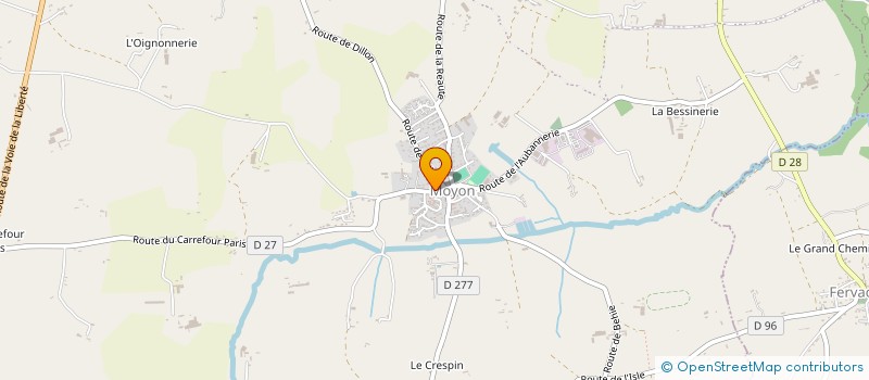 localisation de l'entreprise AUX SAVEURS DE MOYON  MOYON VILLAGES