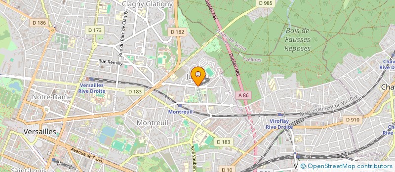 localisation de l'entreprise AUX SAVEURS DE VERSAILLES à VERSAILLES