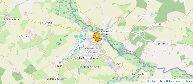 localisation de l'entreprise AUX SAVEURS DES 3 PONTS à SEVREMONT