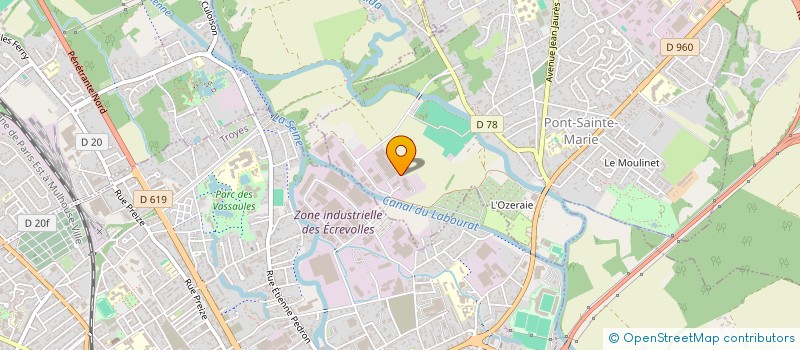 localisation de l'entreprise AUX SAVEURS DES ECREVOLLES  PONT-SAINTE-MARIE