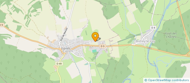 localisation de l'entreprise AUX SAVEURS DES GRANDS CHAMPS  ESPRELS