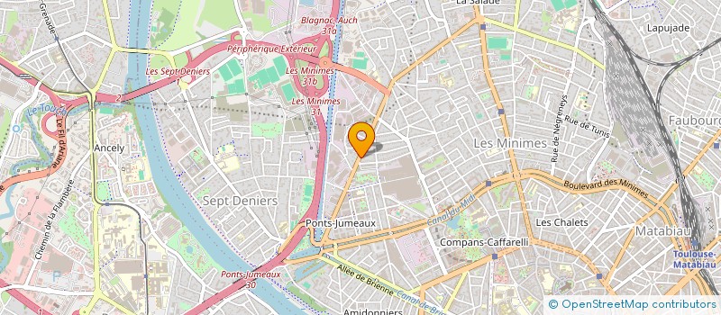 localisation de l'entreprise AUX SAVEURS DES MONTAGNES - LE COMPTOIR DES TERROIRS à TOULOUSE