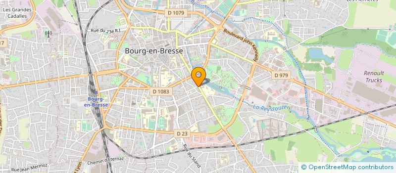 localisation de l'entreprise AUX SAVEURS DU PAIN à BOURG-EN-BRESSE