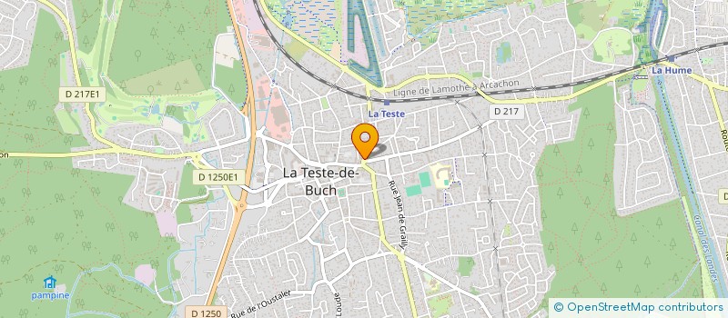 localisation de l'entreprise AUX SAVEURS DU PALAIS  LA TESTE-DE-BUCH