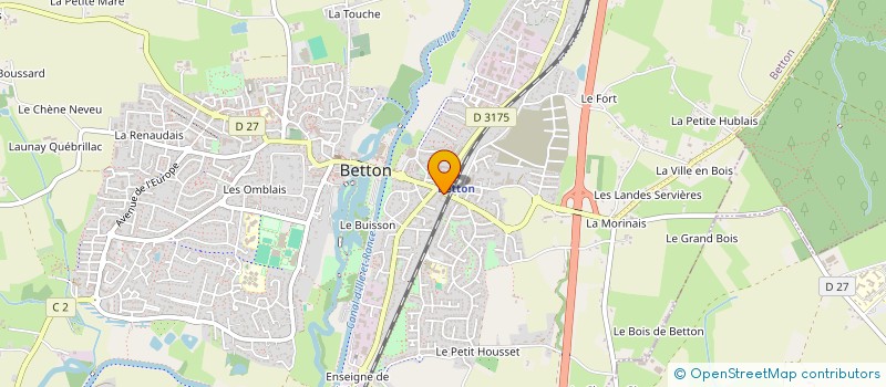 localisation de l'entreprise AUX SAVEURS GOURMANDES  BETTON