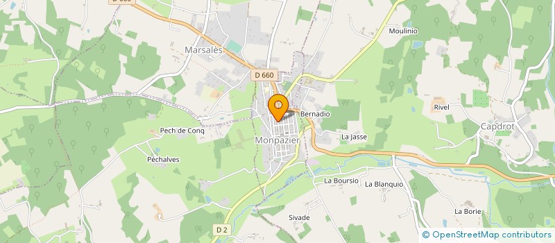 localisation de l'entreprise AUX SAVEURS MONPAZIEROISES à MONPAZIER