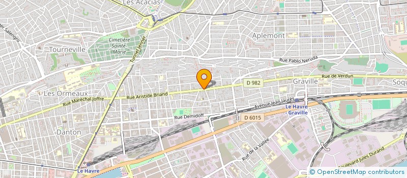 localisation de l'entreprise AUX SAVEURS NORMANDES à LE HAVRE