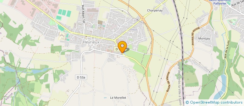 localisation de l'entreprise AUX SAVONS D'ALINE à HEYRIEUX