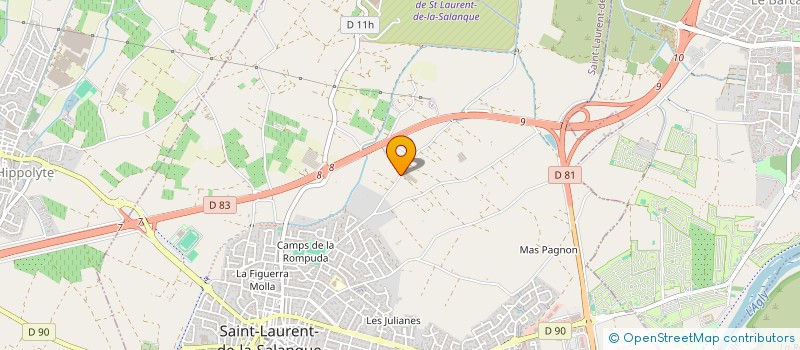 localisation de l'entreprise AUX SELS DU ROUSSILLON à SAINT-LAURENT-DE-LA-SALANQUE