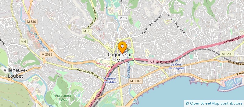 localisation de l'entreprise AUX SERVICES DU PARTICULIER à CAGNES-SUR-MER