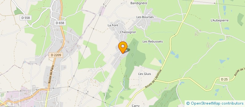 localisation de l'entreprise AUX SIX PARADIS à CUSSET