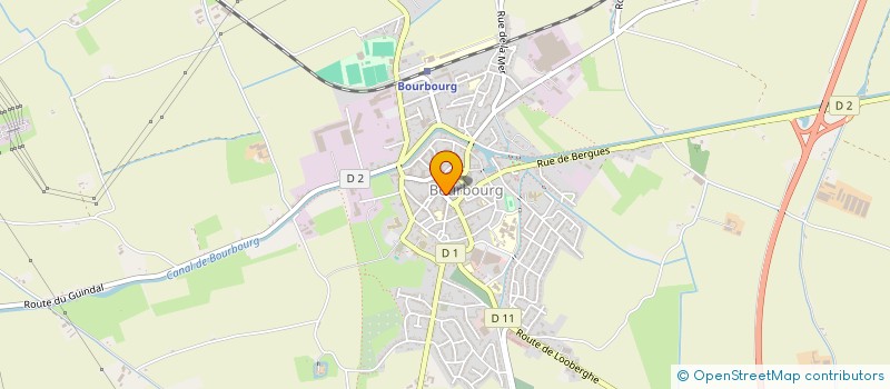 localisation de l'entreprise AUX SOEURS BLANCHES  BOURBOURG