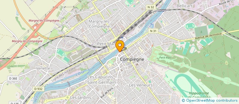 localisation de l'entreprise AUX SOEURS QIAO  COMPIEGNE