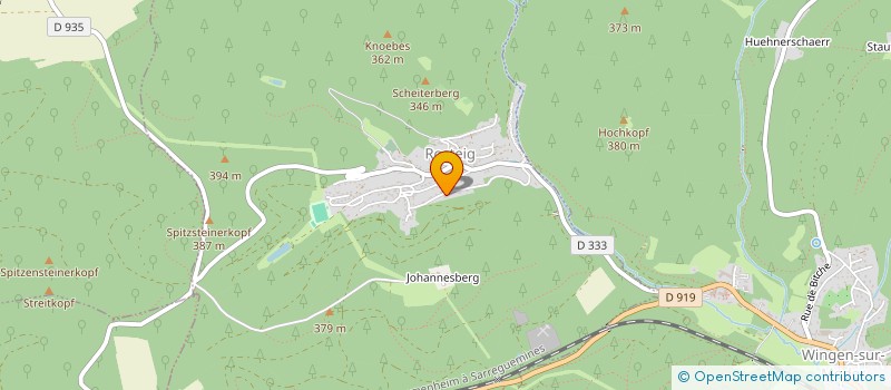 localisation de l'entreprise AUX SONS DES CLOCHES  ROSTEIG