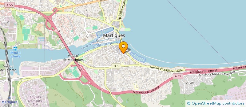 localisation de l'entreprise AUX SOURCES D'EMARINE à MARTIGUES