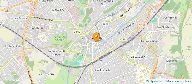 localisation de l'entreprise AUX SOURCES DE BEAUTE à DREUX