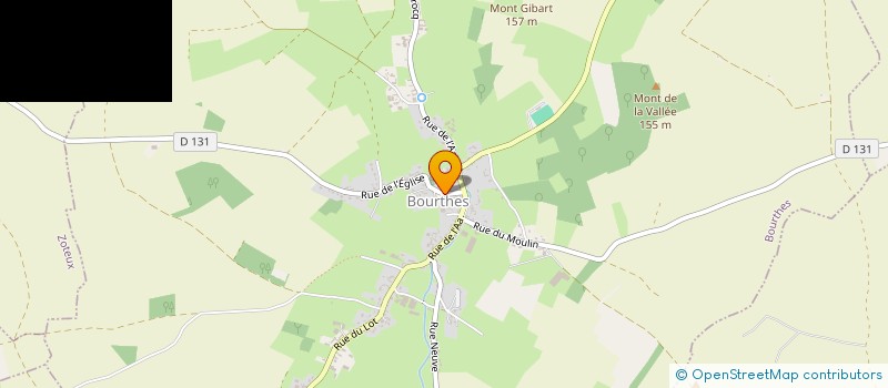 localisation de l'entreprise AUX SOURCES DE L'AA  BOURTHES