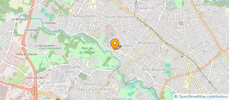 localisation de l'entreprise AUX SOURCES DE LA VIE à SAINT-HERBLAIN