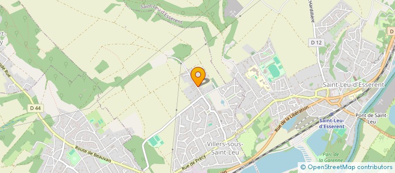 localisation de l'entreprise AUX SOURCES DU GROOVE  VILLERS-SOUS-SAINT-LEU