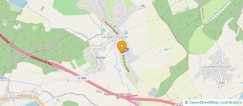 localisation de l'entreprise AUX SOURCES DU NIL  LOUPERSHOUSE