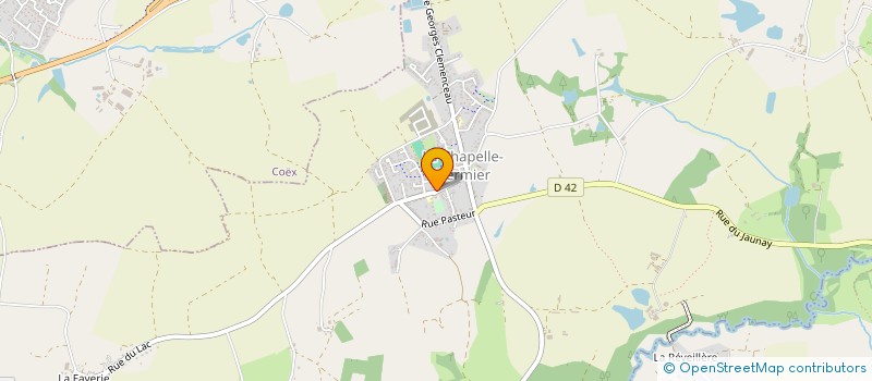 localisation de l'entreprise AUX SOURCES DU PRE  LA CHAPELLE-HERMIER