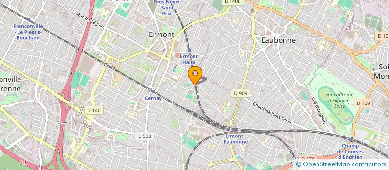 localisation de l'entreprise AUX SPORTS  ERMONT