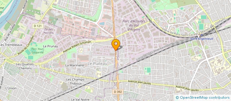 localisation de l'entreprise AUX STORES SARTROUVILLOIS à ARGENTEUIL
