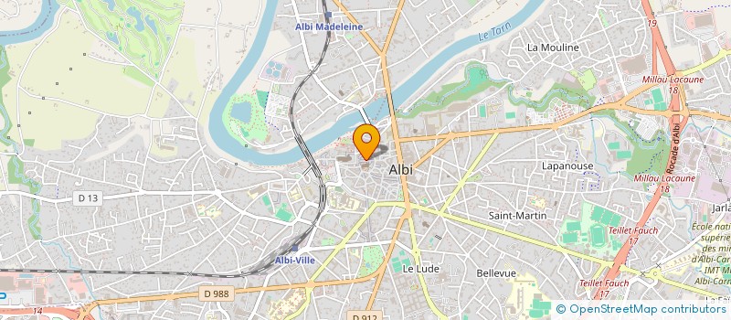 localisation de l'entreprise AUX SULTANES à ALBI