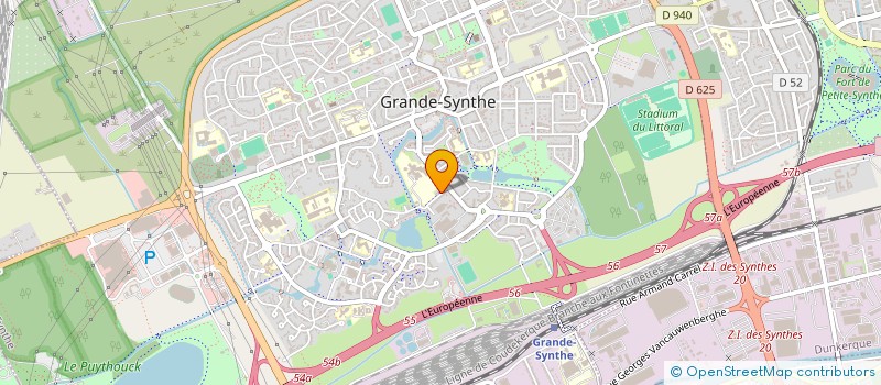 localisation de l'entreprise AUX SUPPORTERS LENSOIS à GRANDE-SYNTHE