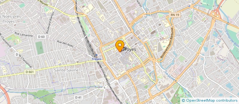 localisation de l'entreprise AUX TABLES DES PEINTRES  SAINTE-SAVINE