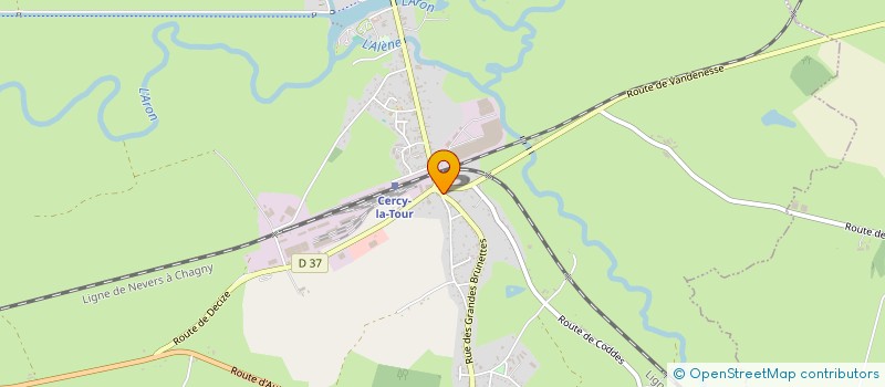 localisation de l'entreprise AUX TEMPS DES VEILLEES MORVANDELLES  CERCY-LA-TOUR