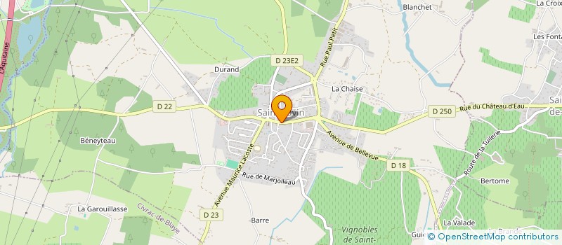 localisation de l'entreprise AUX TENTATIONS à SAINT-SAVIN