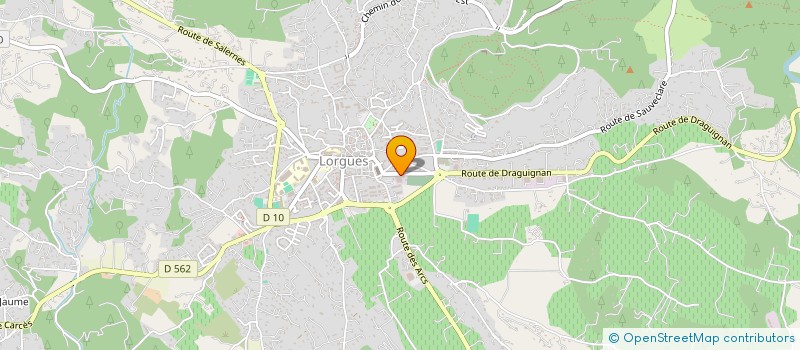 localisation de l'entreprise AUX TERRASSEMENTS DE PROVENCE à LORGUES